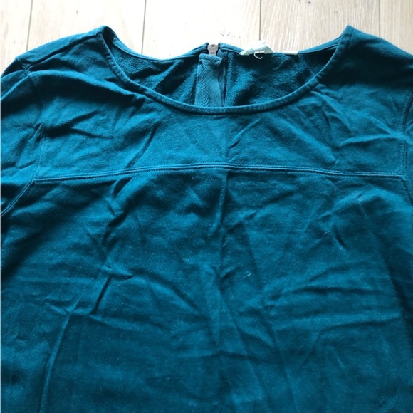 Fat Face Emerald Cotton Long Sleeve Dress Size L - Picture 6 of 12